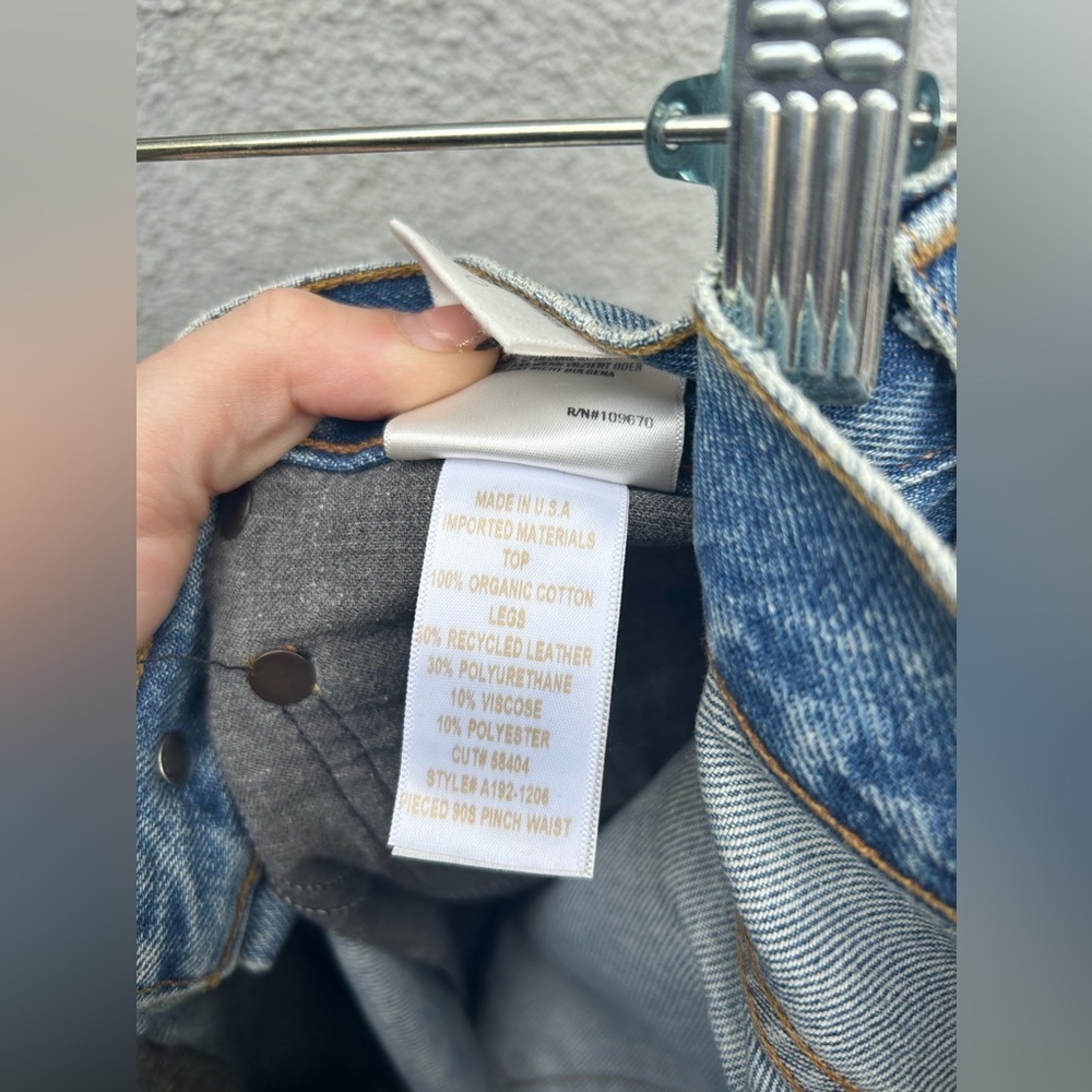 Agolde Pieced 90's Pinch Waist Jeans in Navigate/Detox - Picture 9 of 10